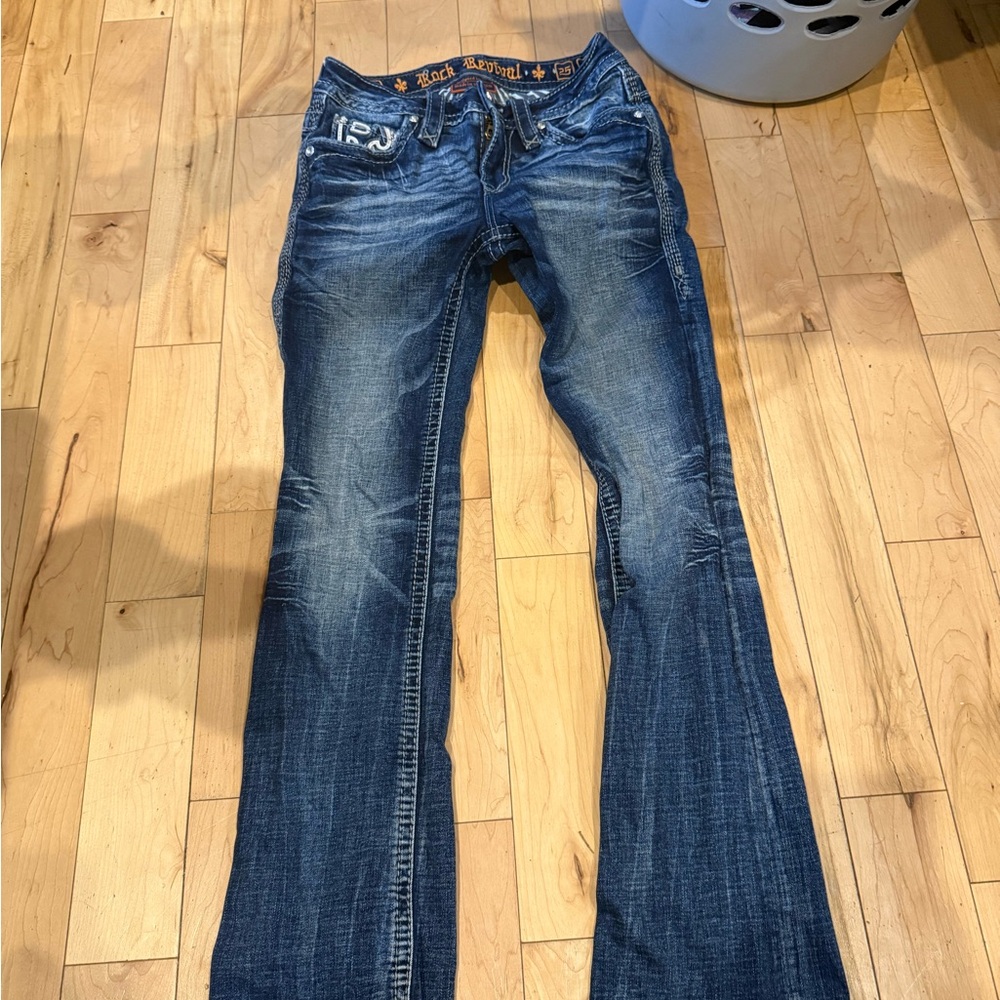 Rock Revival Dark Blue Boot Cut Jeans